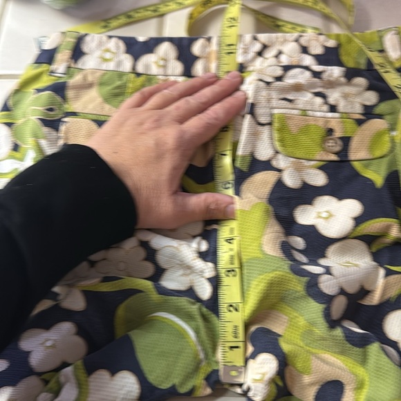 J Crew Stretch Pants Flower Pattern - Picture 8 of 8